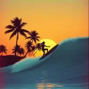 RODEO ON THE WAVES