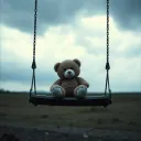 The little girl