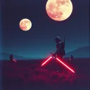 Crimson stand