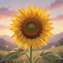 Sunflower Sunset Love