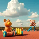 По детски.