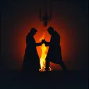 Two Shadows, One Flame