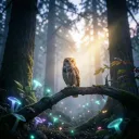 Owls in Pines