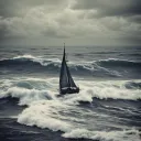 Sturm auf der See
