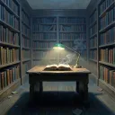 in silence