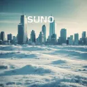 Die verträumte Stadt im Schnee