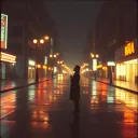 City lights, and back streets.