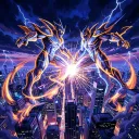 Heroes Clash in the Sky