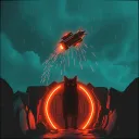 Jetpack Cat Queue Pop