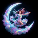A Woman in the Moon
