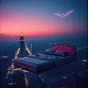 On the mattress -