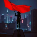 red flag pretty