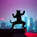 KUNG FU MASTER ONYX THE CAT