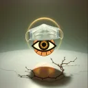 My eyes open