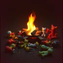 Run into the fire