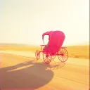 Hot Pink wheelchair
