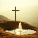 At the cross
