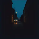 Dunkle Straßen von Altenessen
