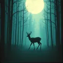 Deer in the Night