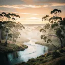 Where the river flows