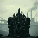 King auf der Straße (Metall)