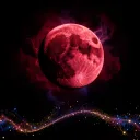Blood Moon In Orbit