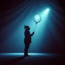 Der weinende Clown