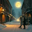 Under the Christmas Moon