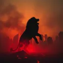 Lion in the Smoke