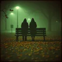 Shadows in the park