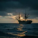 The Hull and Mast and Sail