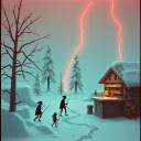 Elves Beneath the Ice