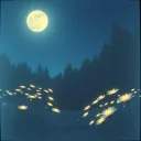 Moonlight Watching Over You