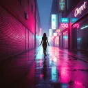 Neon Hunter