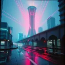 Shattered Neon Bass