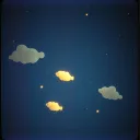 Sous le ciel étoilé