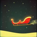 C'est le père Noël qui arrive !