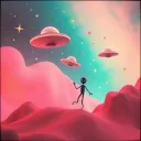 Riding high in the sky