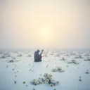 Frozen Petals (beachside blues)