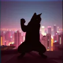 KUNG FU MASTER ONYX THE CAT
