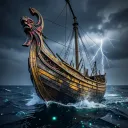 Mast and Longship