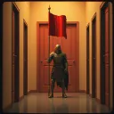 Closed door