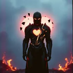 The man beneath the steel.