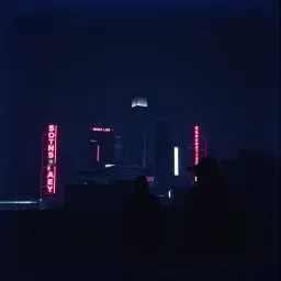 In the city