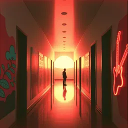 The paintings on these walls