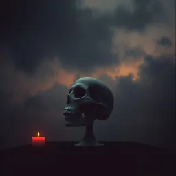 A Child's Skull, Taking  The Sip.