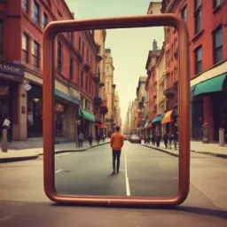 Man in the mirror