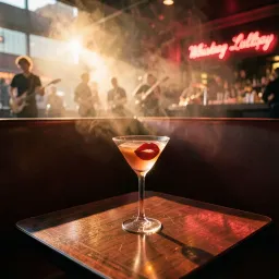 LIPSTICK ON THE GLASS