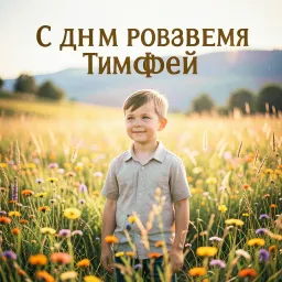 С днём рождения Тимофей