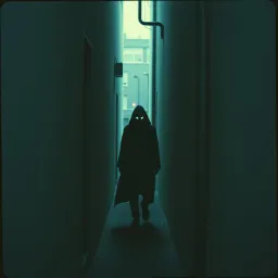 He moves in silence